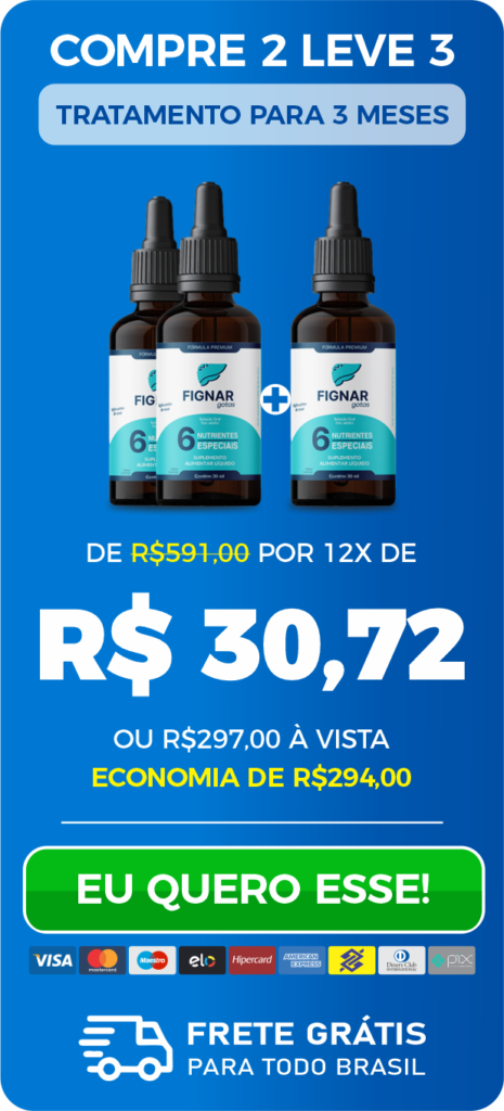 Kit compre 2 leve 3 frascos de Fignar Gotas — tratamento 3 meses